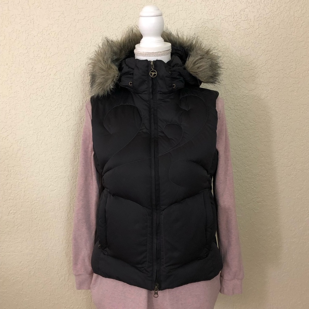 Columbia Black Puffy Hood Vast